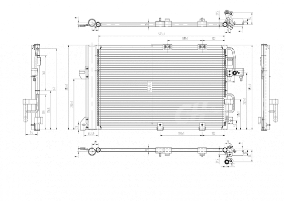 Condenser, air conditioning (606 521)