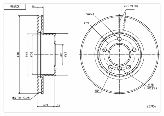 Brake Disc (229 066)