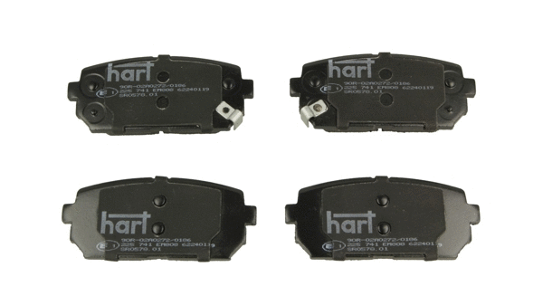 Brake Pad Set, disc brake (225 741)