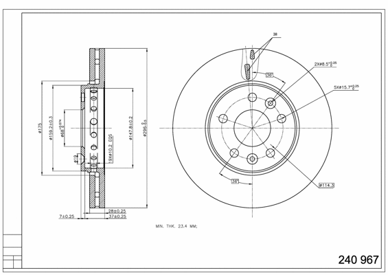 Brake Disc (240 967)