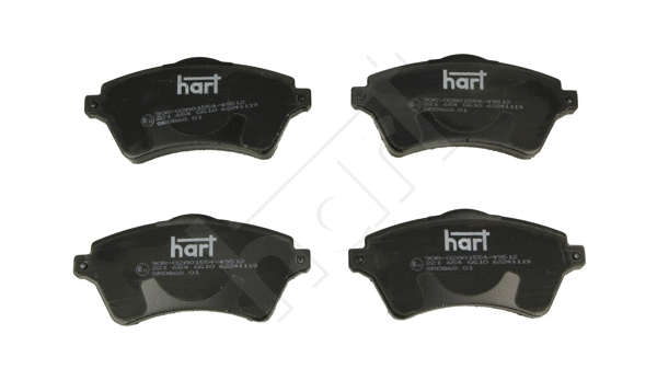 Brake Pad Set, disc brake (221 654)