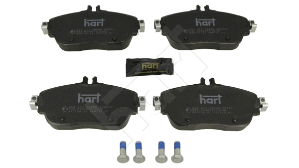Brake Pad Set, disc brake (254 214)