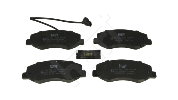 Brake Pad Set, disc brake (260 561)