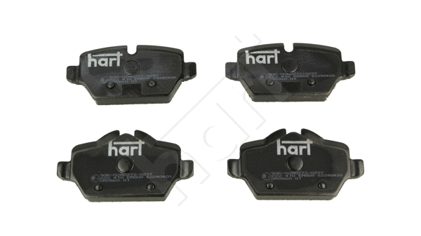 Brake Pad Set, disc brake (222 410)