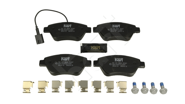Brake Pad Set, disc brake (256 228)