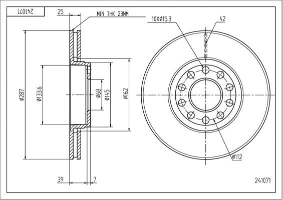 Brake Disc (241 071)