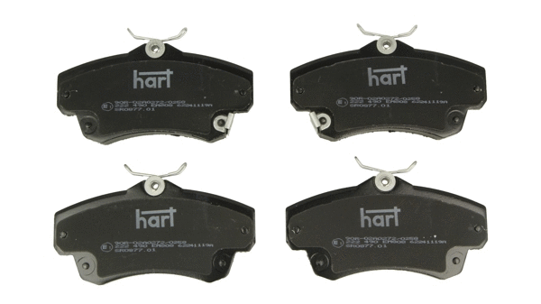 Brake Pad Set, disc brake (222 409)