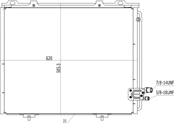 Condenser, air conditioning (602 071)