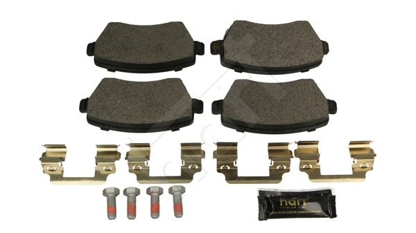 Brake Pad Set, disc brake (252 297)
