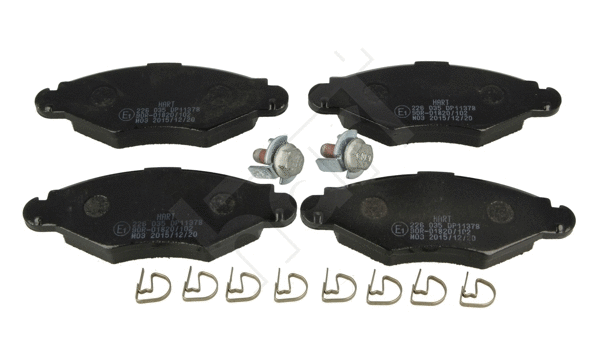 Brake Pad Set, disc brake (226 035)