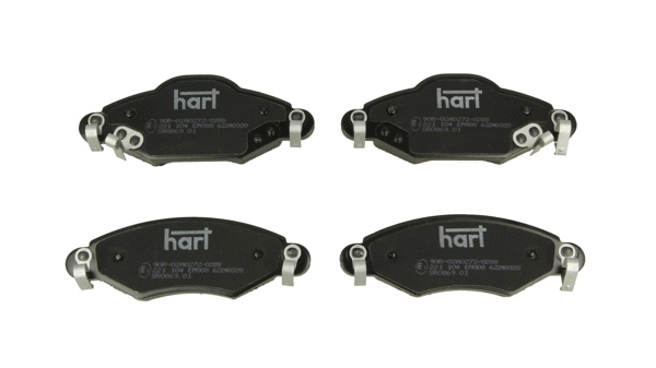 Brake Pad Set, disc brake (221 104)