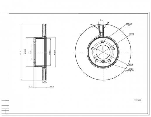 Brake Disc (232 380)
