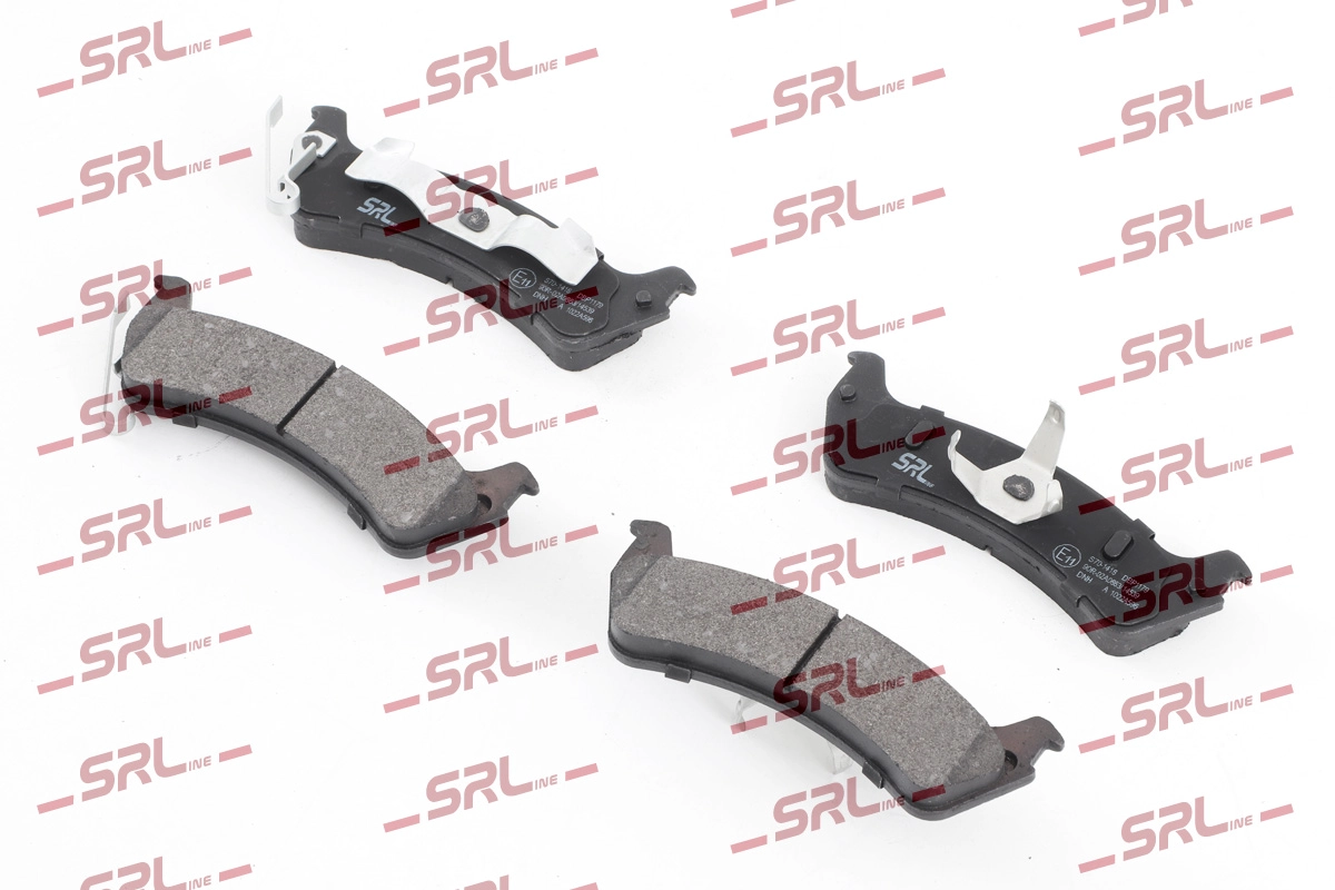 Brake Pad Set, disc brake (S70-1418)
