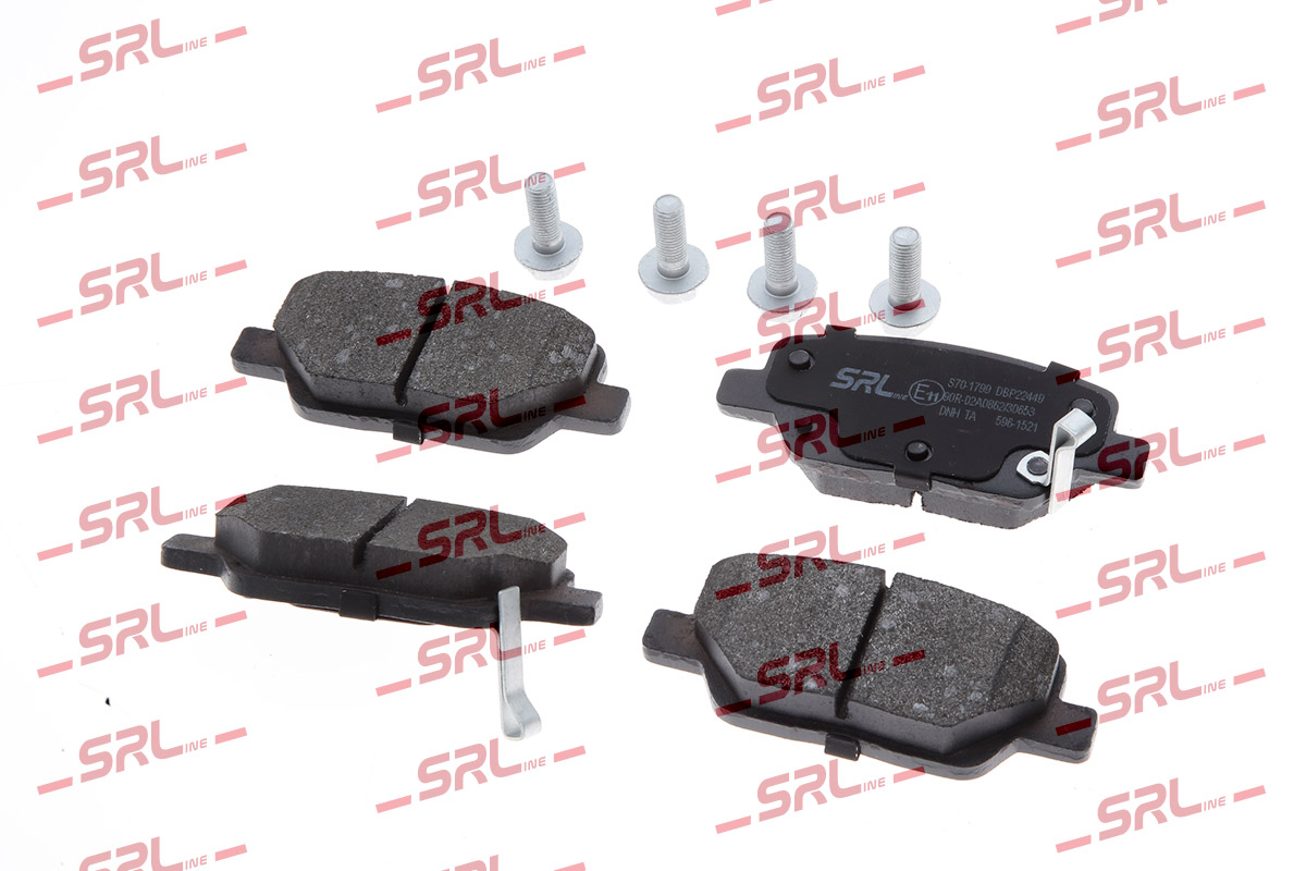 Brake Pad Set, disc brake (S70-1799)