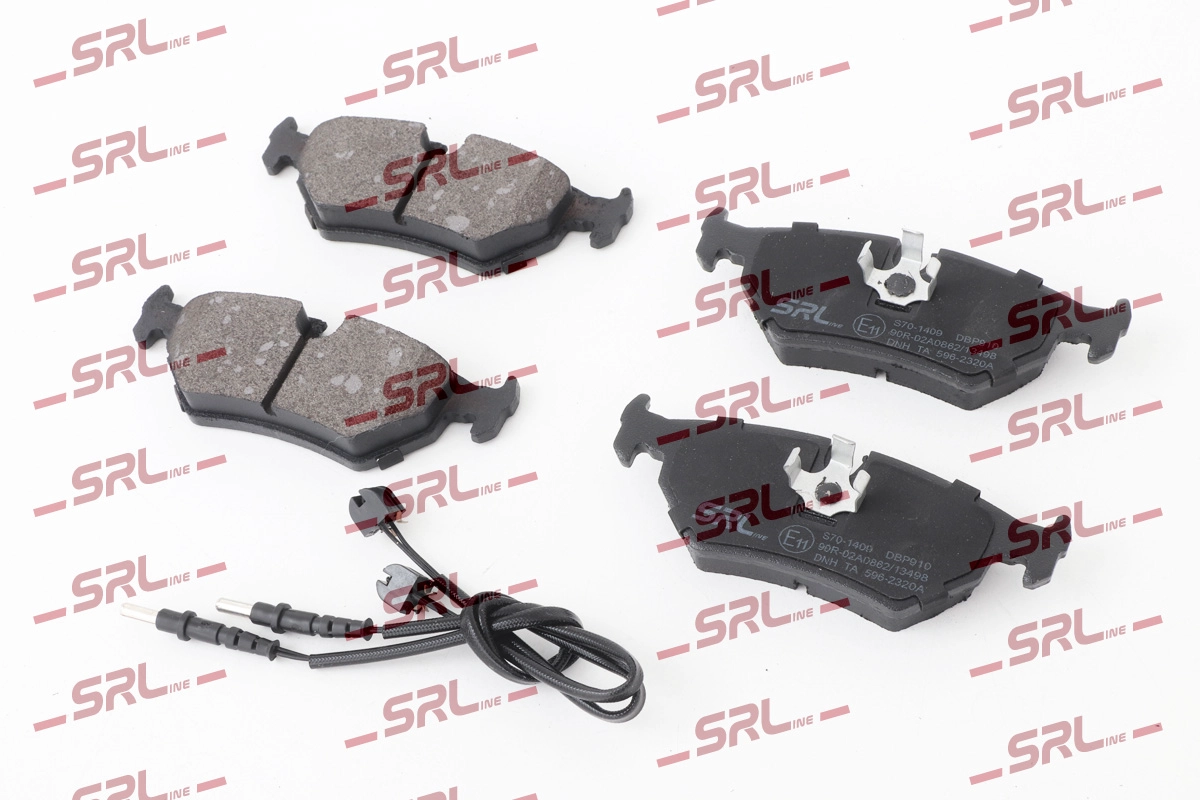 Brake Pad Set, disc brake (S70-1409)