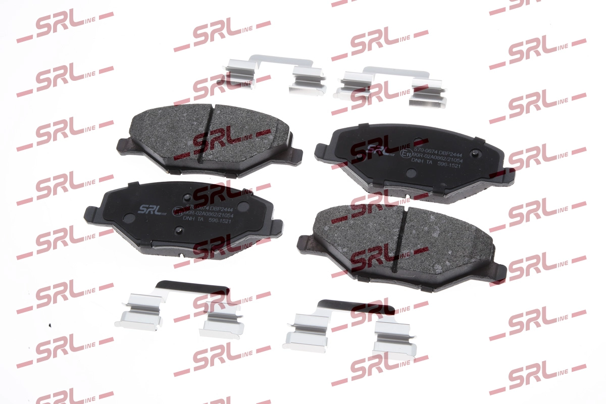 Brake Pad Set, disc brake (S70-0674)
