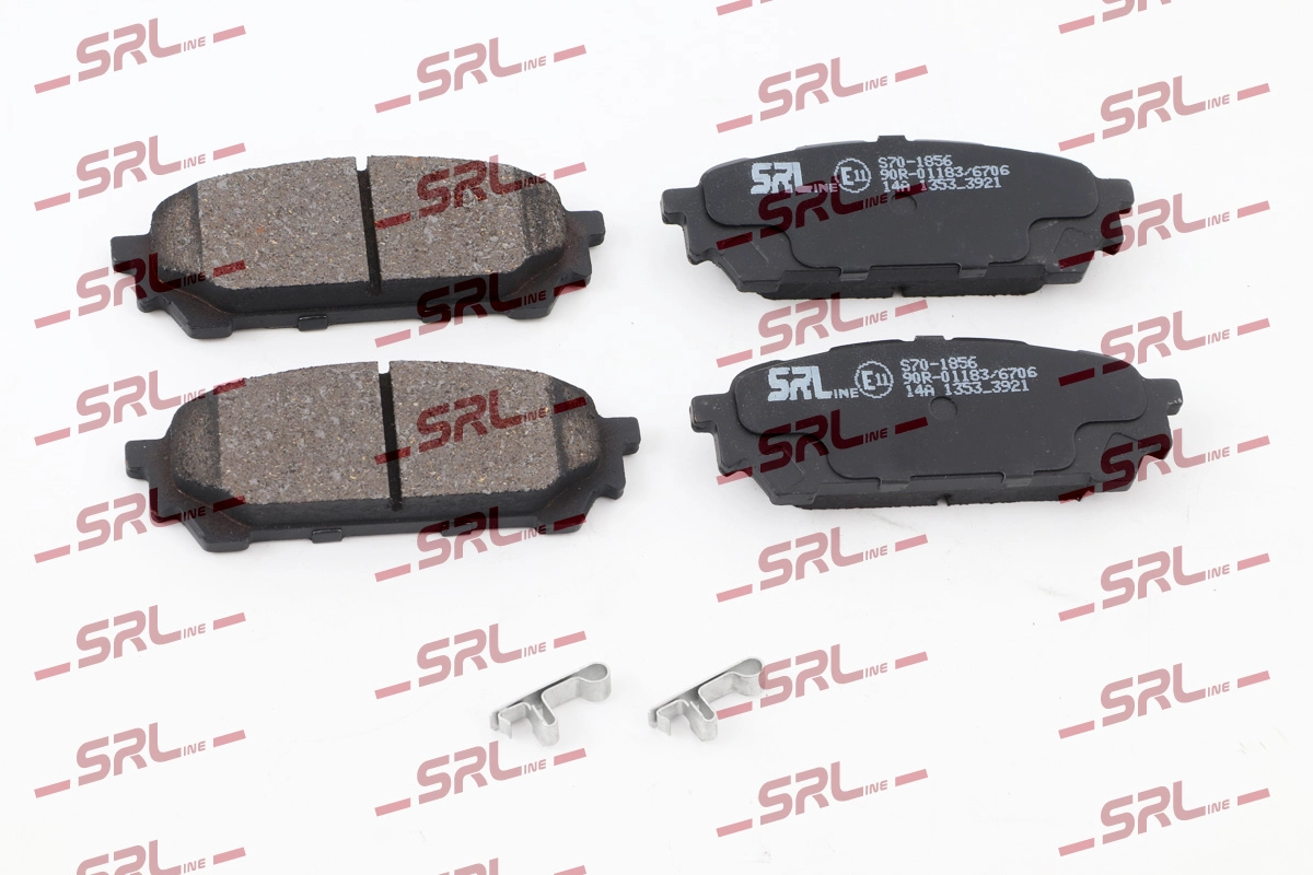 Brake Pad Set, disc brake (S70-1856)