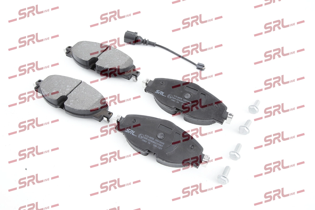 Brake Pad Set, disc brake (S70-0658)