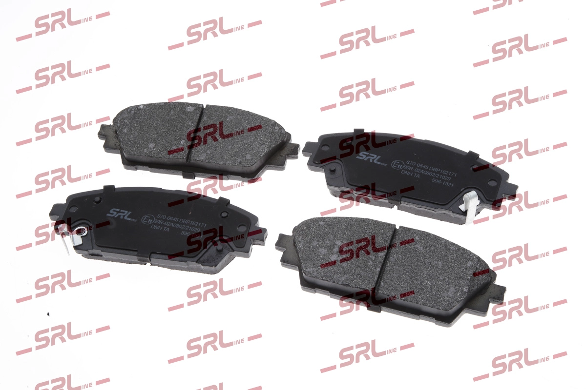 Brake Pad Set, disc brake (S70-0645)