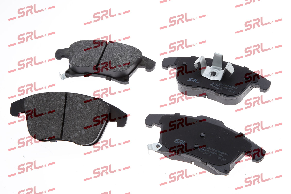 Brake Pad Set, disc brake (S70-0697)