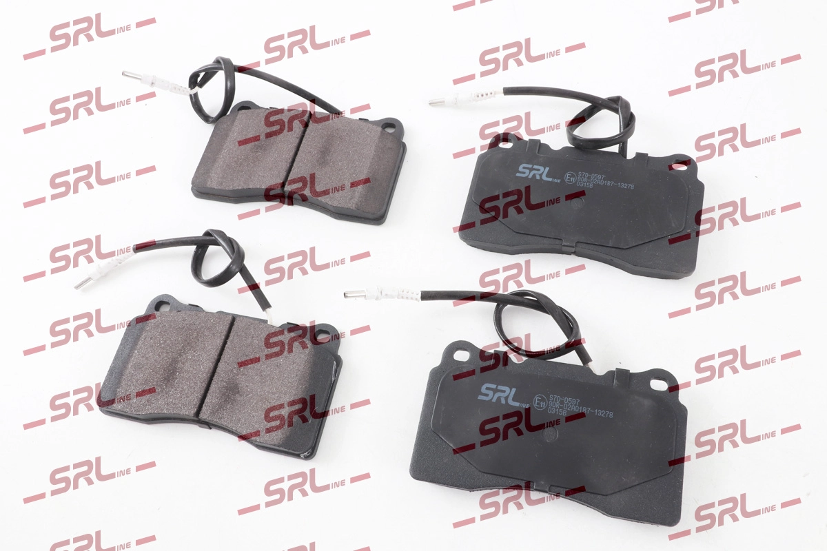 Brake Pad Set, disc brake (S70-0597)