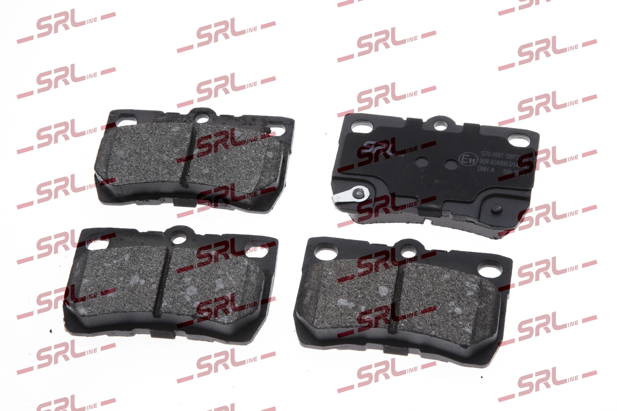 Brake Pad Set, disc brake (S70-1693)