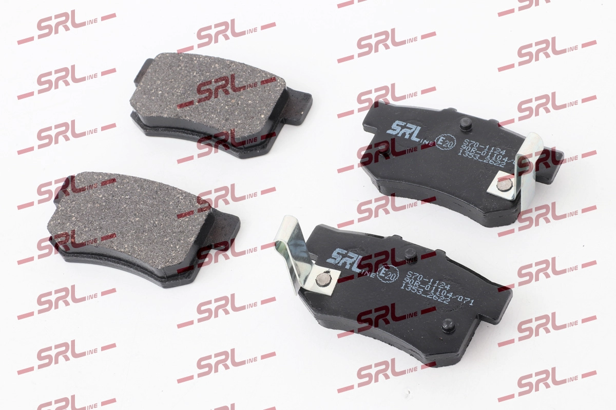 Brake Pad Set, disc brake (S70-1124)