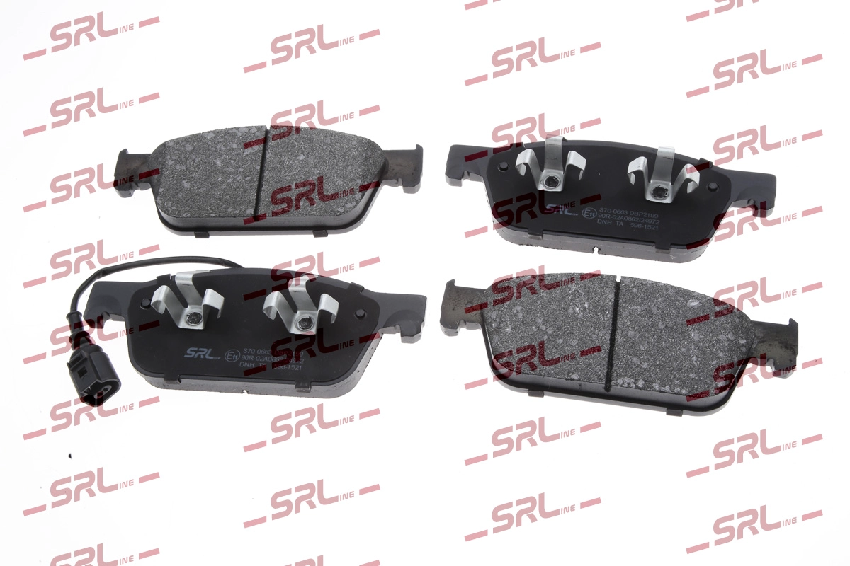 Brake Pad Set, disc brake (S70-0663)
