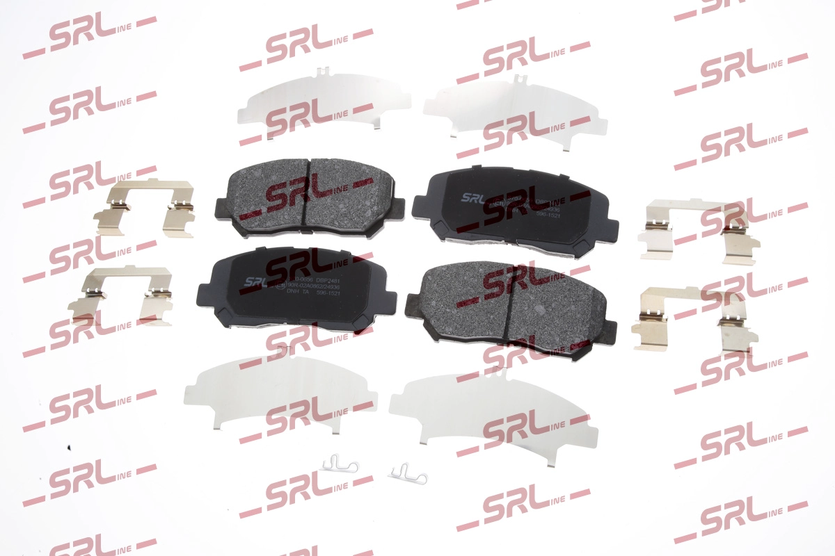 Brake Pad Set, disc brake (S70-0656)