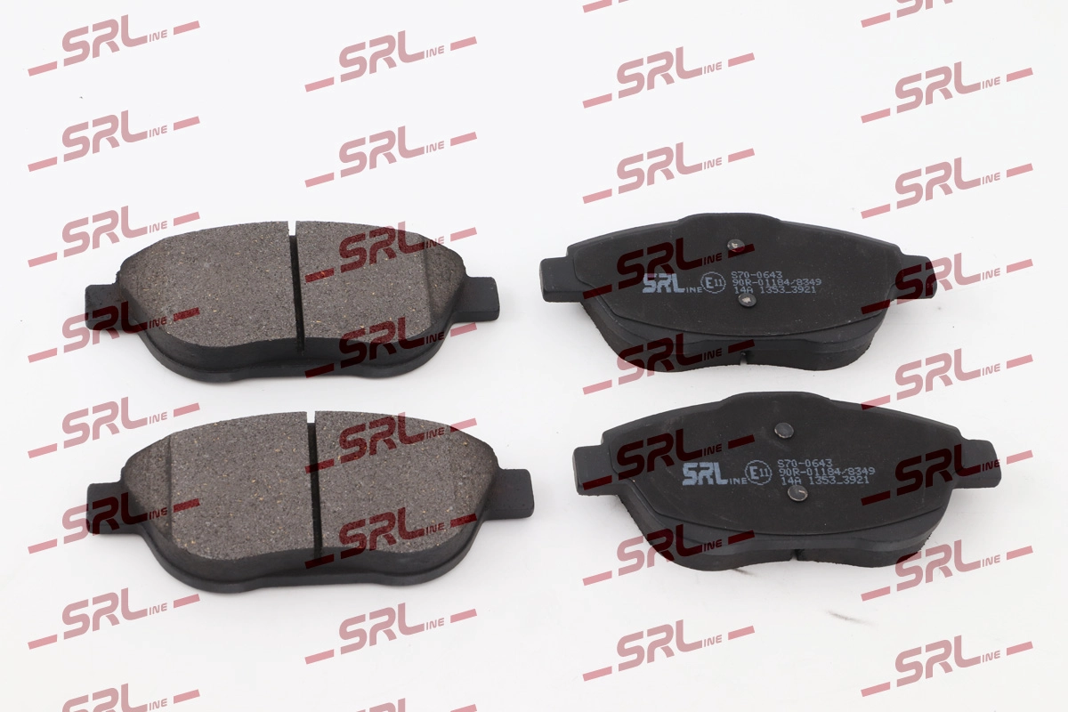 Brake Pad Set, disc brake (S70-0643)