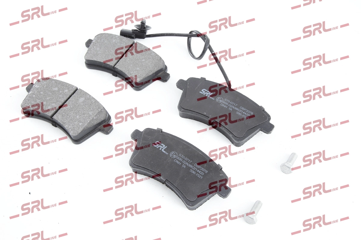 Brake Pad Set, disc brake (S70-0717)