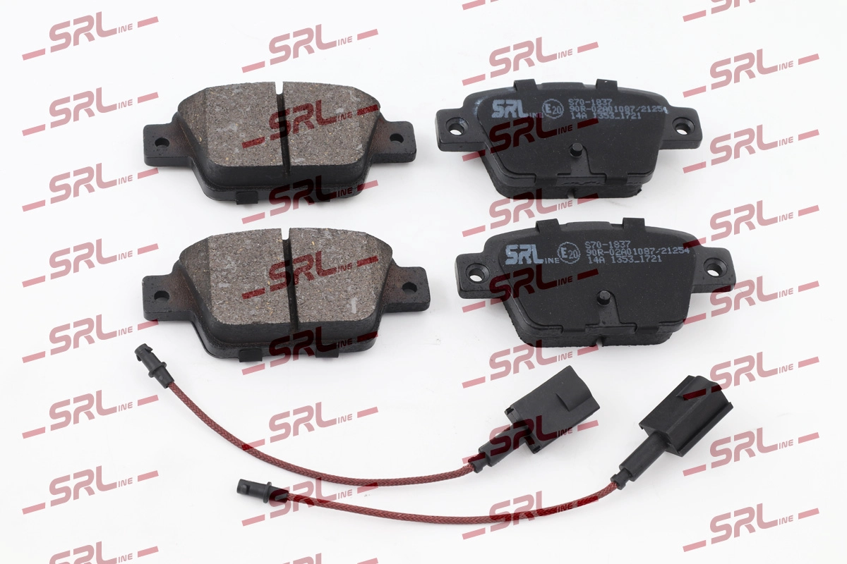 Brake Pad Set, disc brake (S70-1837)