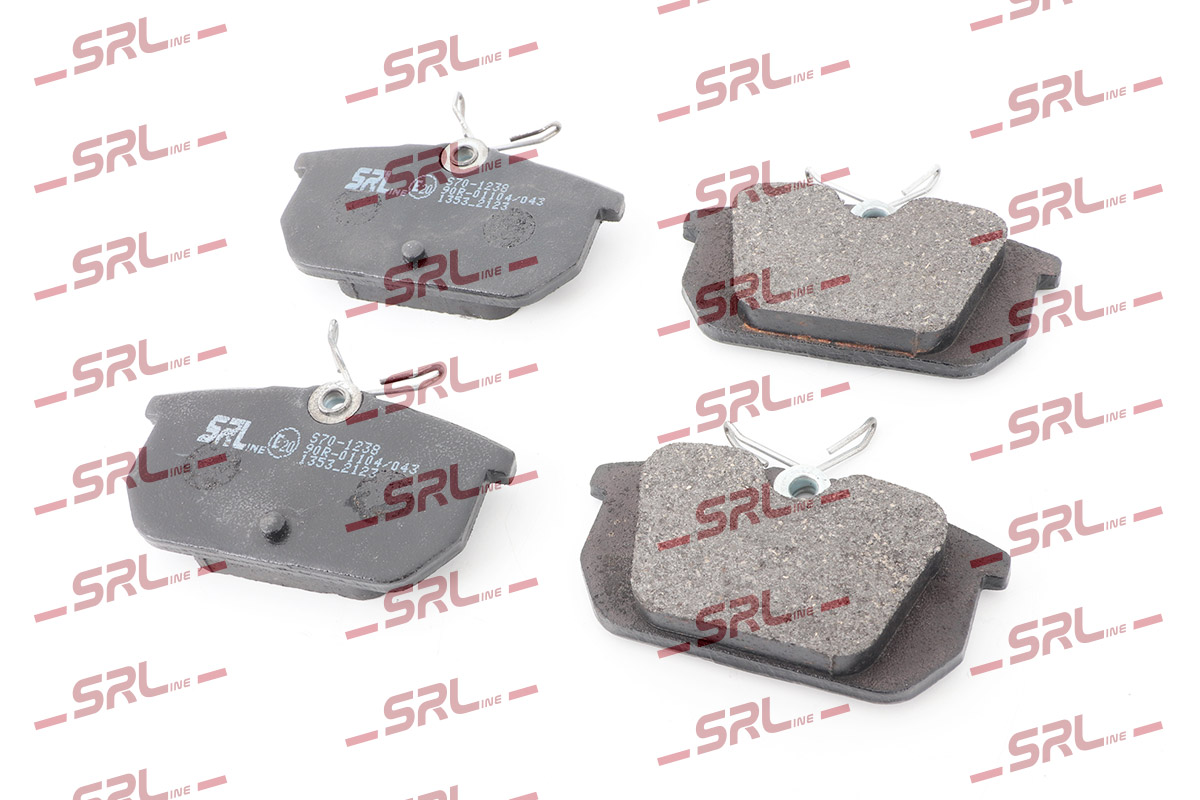Brake Pad Set, disc brake (S70-1238)
