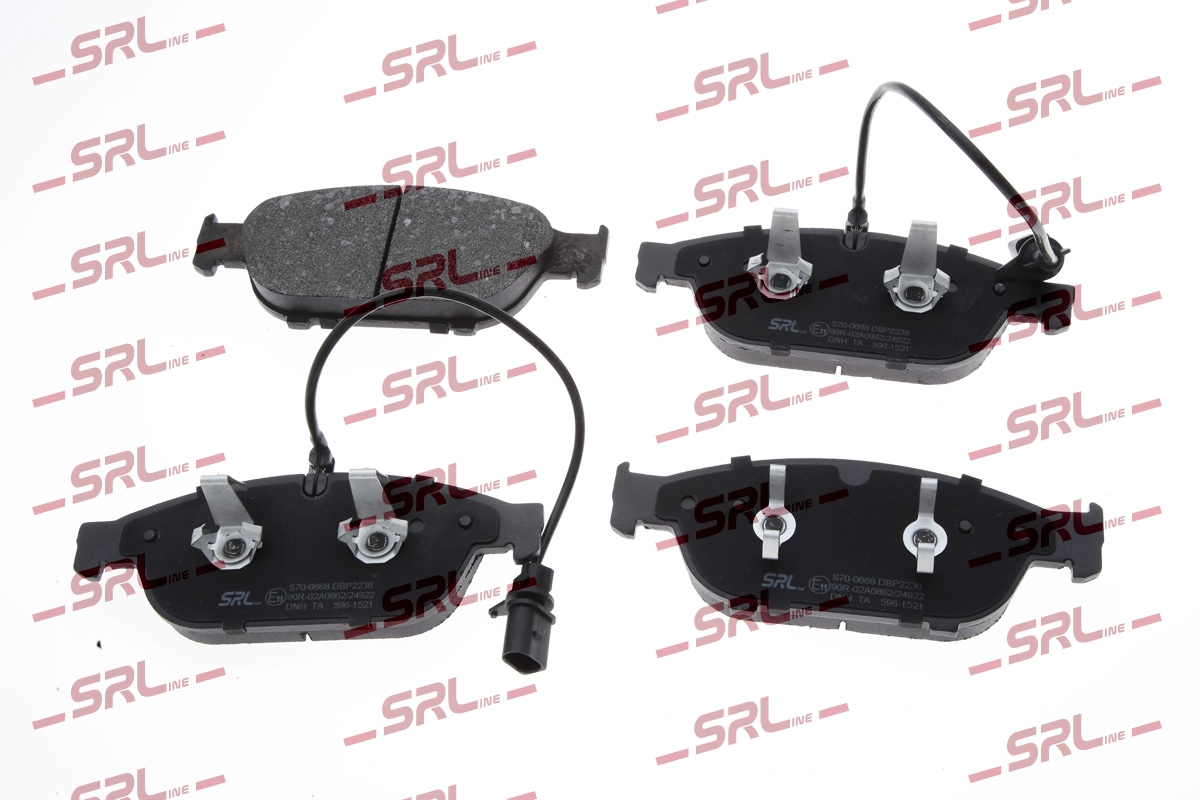 Brake Pad Set, disc brake (S70-0668)