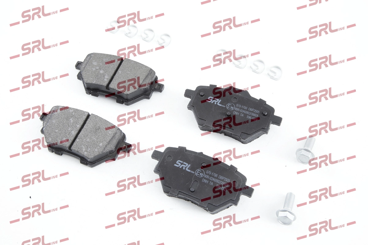 Brake Pad Set, disc brake (S70-1706)