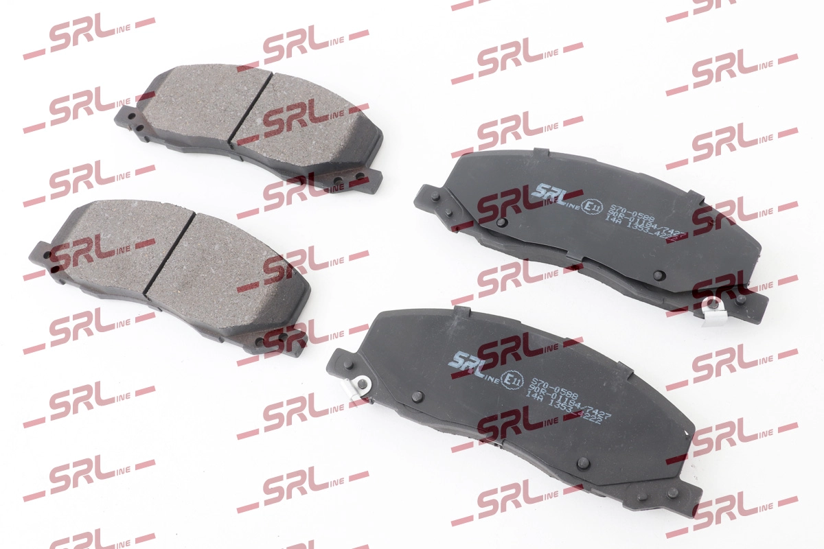 Brake Pad Set, disc brake (S70-0588)