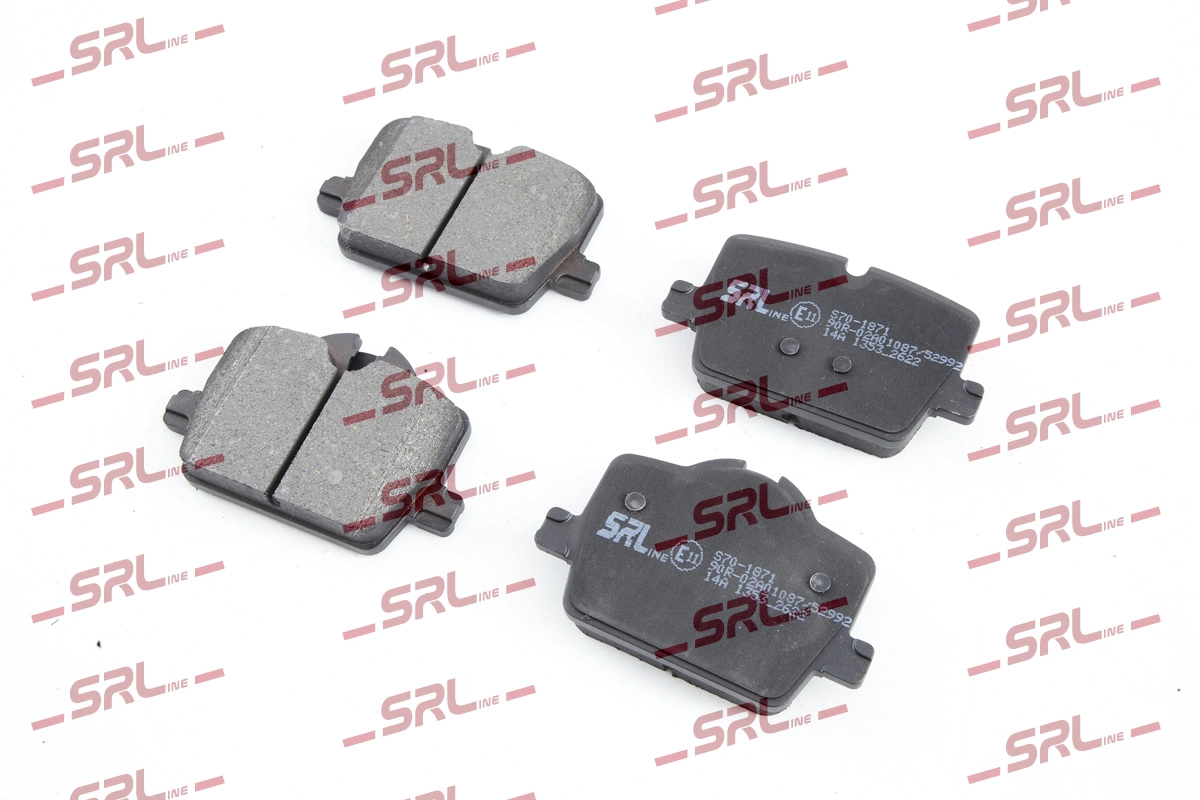 Brake Pad Set, disc brake (S70-1871)