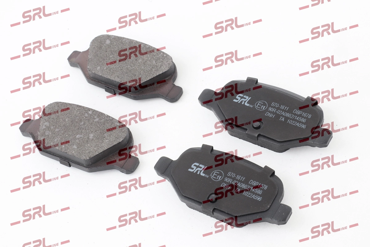 Brake Pad Set, disc brake (S70-1611)