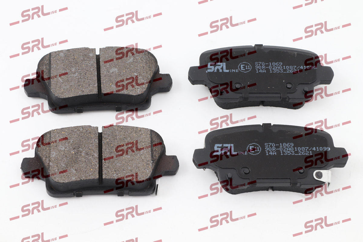 Brake Pad Set, disc brake (S70-1869)