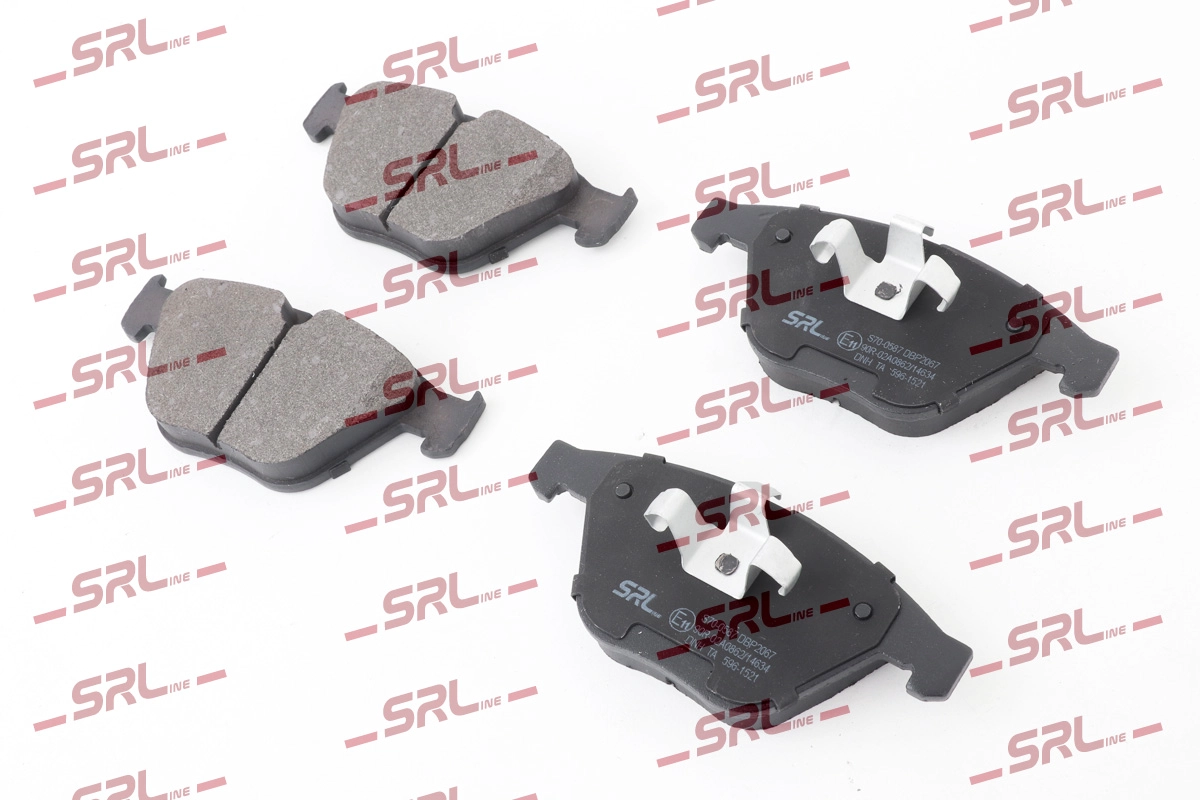 Brake Pad Set, disc brake (S70-0587)