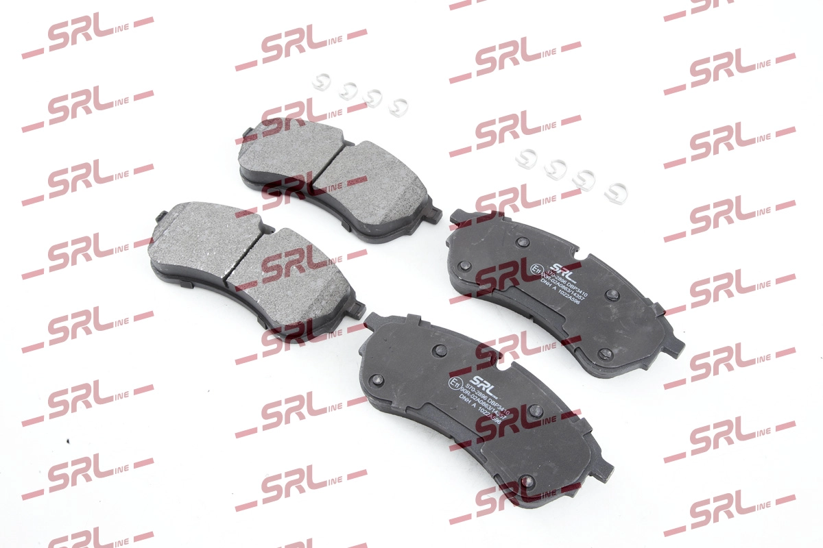 Brake Pad Set, disc brake (S70-2896)