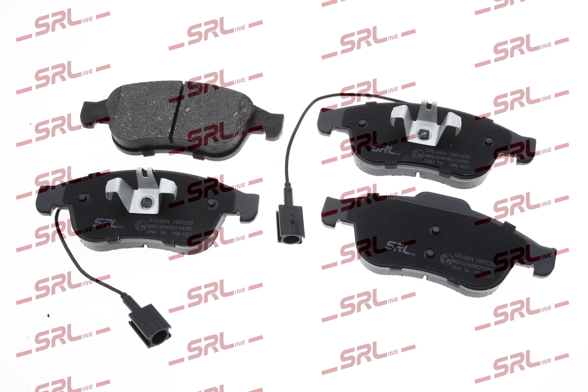 Brake Pad Set, disc brake (S70-0664)