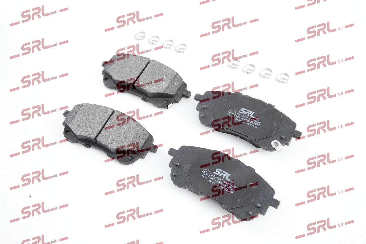 Brake Pad Set, disc brake (S70-0891)