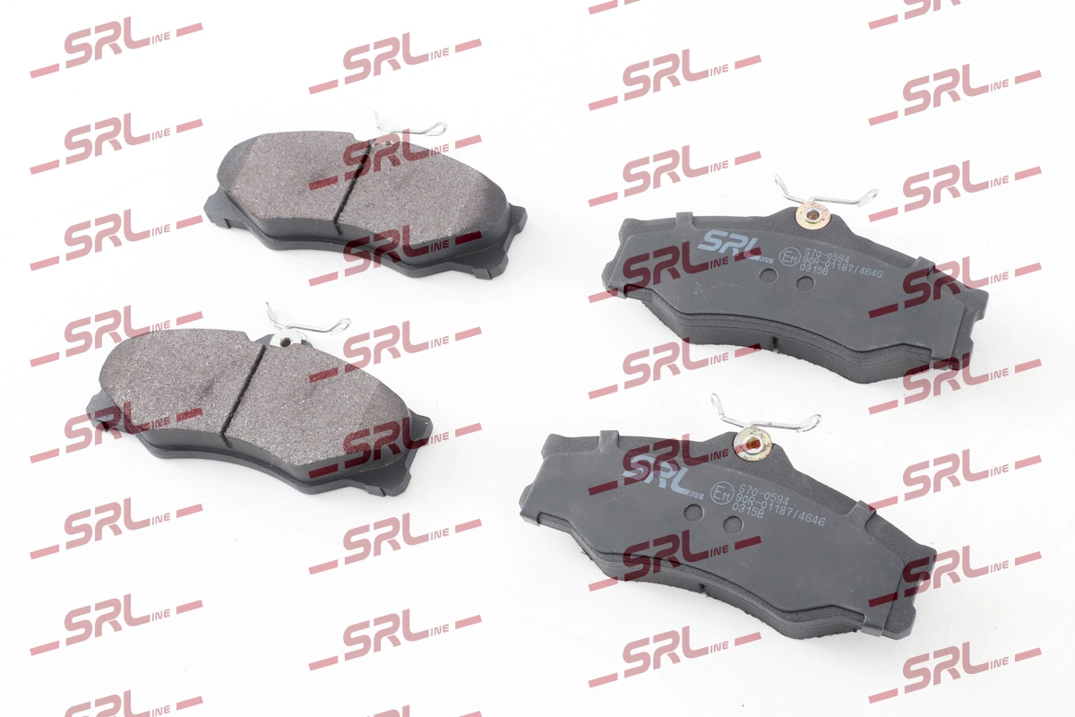 Brake Pad Set, disc brake (S70-0594)