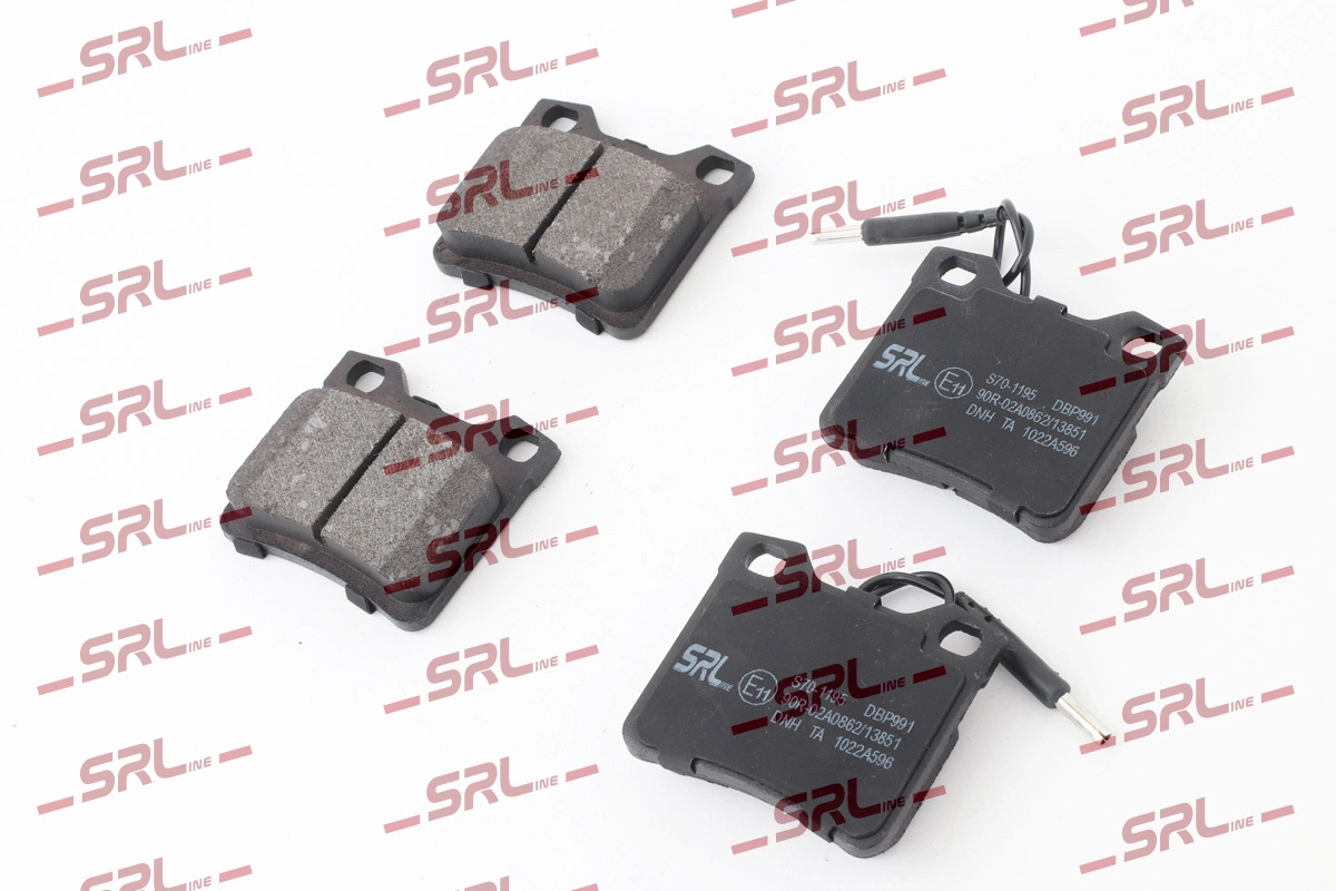 Brake Pad Set, disc brake (S70-1195)