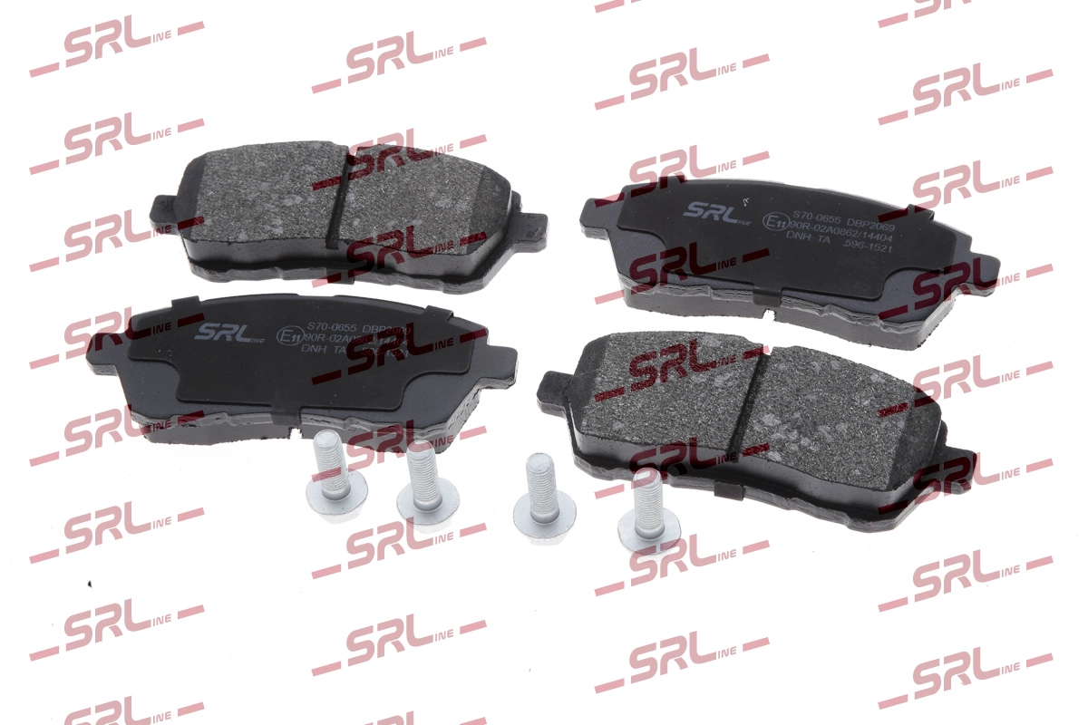 Brake Pad Set, disc brake (S70-0655)