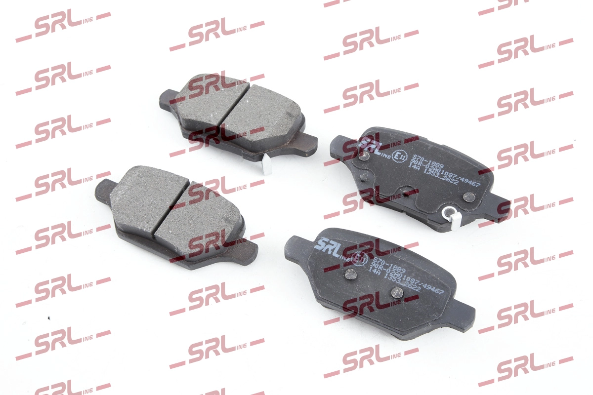 Brake Pad Set, disc brake (S70-1889)
