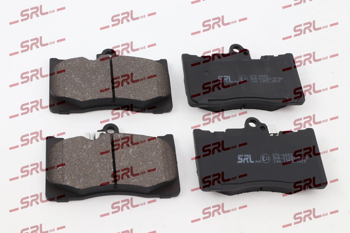 Brake Pad Set, disc brake (S70-0692)