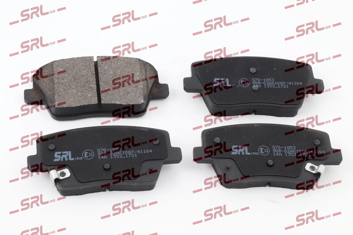 Brake Pad Set, disc brake (S70-1853)