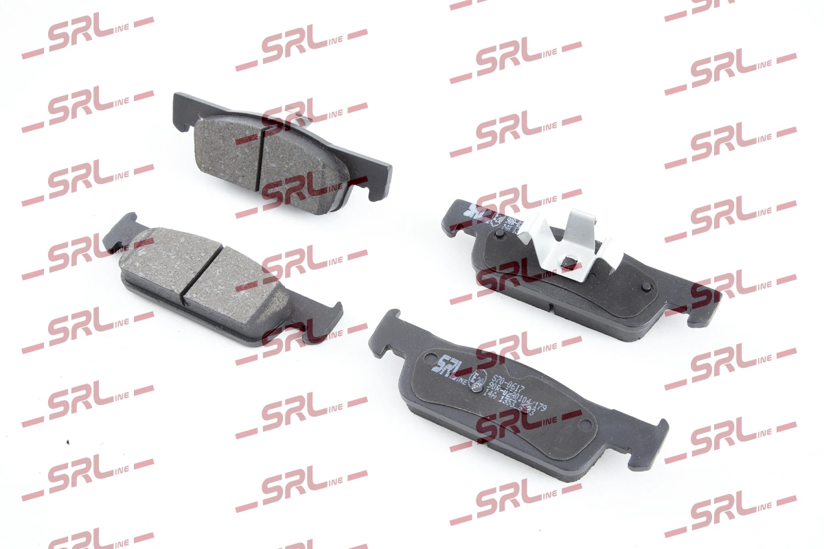 Brake Pad Set, disc brake (S70-0617)